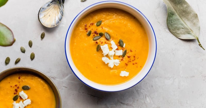 Soupe potiron carotte : la recette veloutée qui réchauffe en 30 minutes